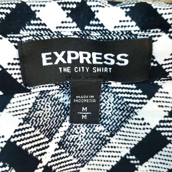 Express The City Button Down Shirt Size M. - Picture 2 of 12